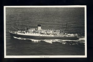 f1861 - New Zealand Ferry - Hinemoa - postcard plain back