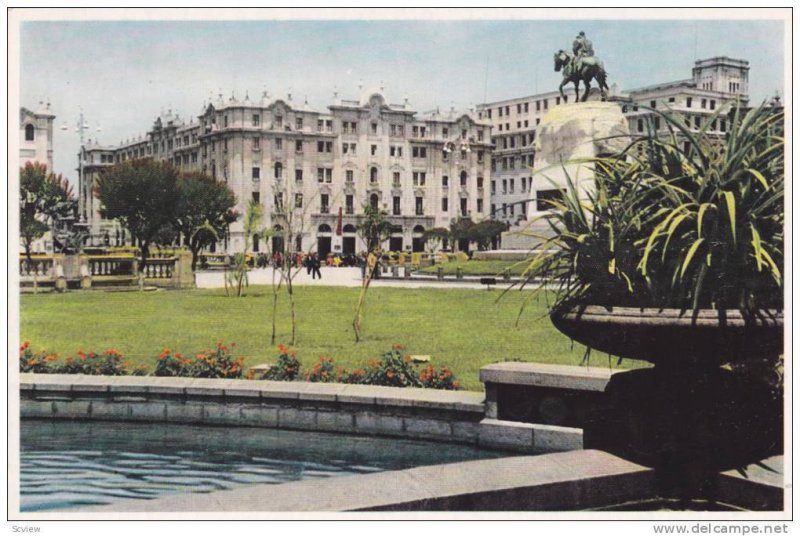 Exterior,Gran Hotel Bolivar, Plaza San Martin, Lima, Peru,40-60s