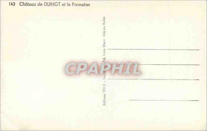 Modern Postcard Chateau de Duingt and Parmelan