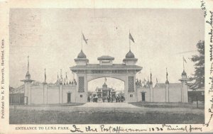 USA Entrance to Luna Park Hartford Connecticut 06.44