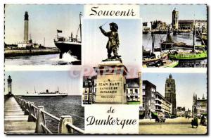 Old Postcard Souvenit Dunkirk