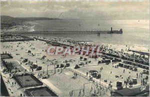 Old Postcard Deauville Trouville General view of the two beaches and the new ...