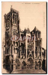 Old Postcard Bourges La Cathedrale