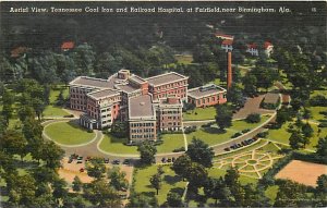 AL, Birmingham, Alabama, Tennessee Coal Iron & Railroad Hospital, Aerial View