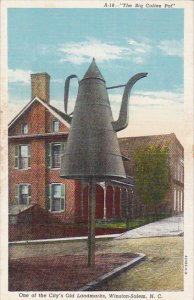 North Carolina Winston Salem The Big Coffee Pot Curteich