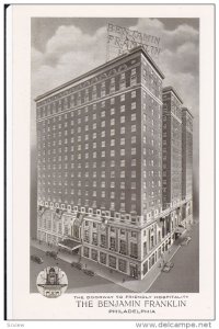 The Benjamin Franklin Hotel, Philadelphia, Pennsylvania, 40-60's