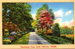 Nebraska Greetings From Elk Creek