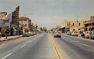 Corning  California Town View, Rodgers Theatre, Shell Gas Station, PC U13722