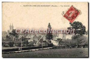 Postcard Old Saint Hilaire Du Harcouet Vue Generale