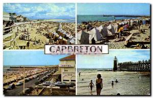 Old Postcard Capbreton from left to right The Great Beach The Beach and Horets
