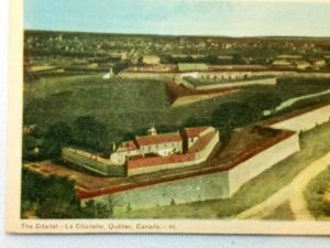 The Citadel La Citadelle Quebec Canada Vintage Postcard 1930's
