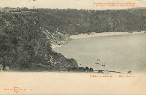 Postcard 1904 Hold to light Transparency Babbacombe Torquay Devon UK24-198