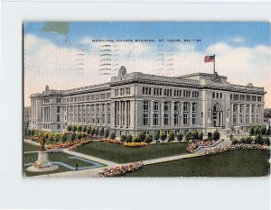 Postcard Municipal Courts Building, St. Louis, Missouri