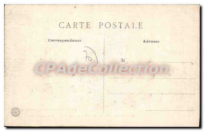 Postcard Old Gray Gardens Chateau La Tour