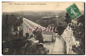 Old Postcard Roquefavour The Aqueduct Summit