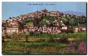 Old Postcard Cagnes General view