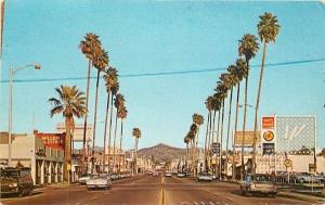 Ames Avocado Capital of World 1960s Escondido Autos postcard 1126