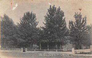 J4/ Livingston Montana RPPC Postcard c1910 DeGroot's Elk Horn Fence 190