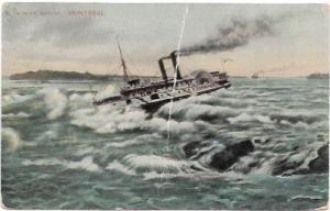 Canada Montreal - Shooting the Lachine Rapids.  1911