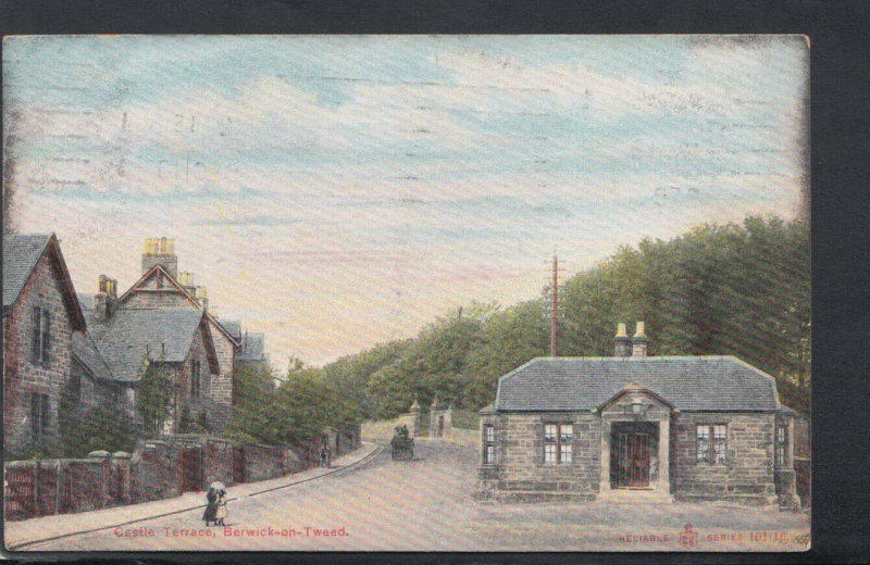 Northumberland Postcard - Castle Terrace, Berwick-On-Tweed   RS16759