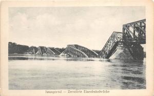BC60768 Poland Ivangorod Zerstorte Eisenbahnbrucke