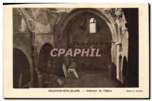 CPM Militaria Oradour sur Glane Interior of & # 39eglise