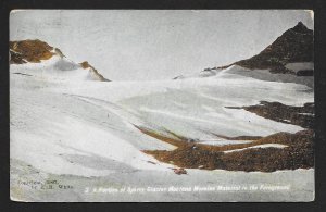 Sperry Glacier Mountain & Moraine Material MT Used c1920