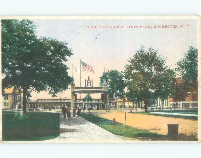 W-Border BANDSTAND AT EXPOSITION PARK Rochester New York NY c9019