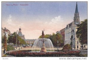 Fountain, Kaiserplatz, Bonn a Rh. (North Rhine-Westphalia), Germany, 1900-1910s