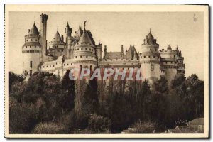 Postcard Old La Douce France Chateau de Pierrefonds Oise East Coast