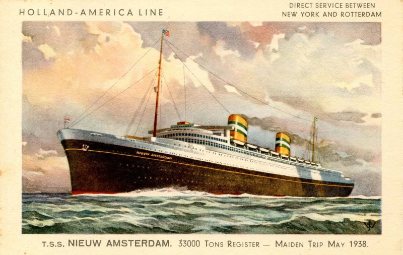 Holland-America Line - TSS Nieuw Amsterdam