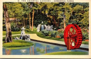 Florida Jacksonville The Oriental Gardens 1946 Curteich