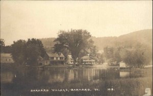 Barnard Vermont VT Barnard Village Real Photo Vintage Postcard