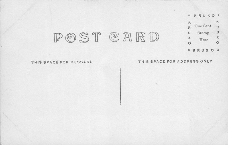 H57/ Albert Lea Minnesota RPPC Postcard c1910 College Buildings at Night 54