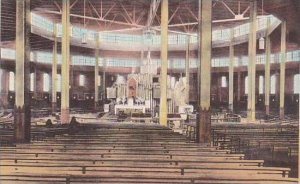 New York Auriesville The Coliseum Interior Albertype