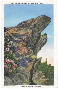 US Blowing Rock, North Carolina.  used and stamped.  mailed 1936.