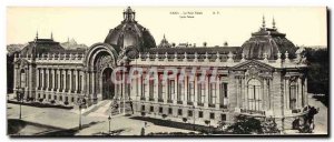 Postcard Old Large Format Paris Petit Palais 28.5 * 11 cm