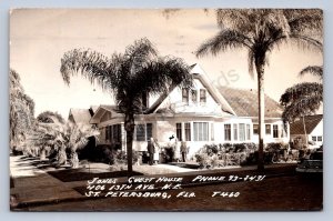 K5/ St Petersburg Florida RPPC Postcard c1950s Jones Guest House 169