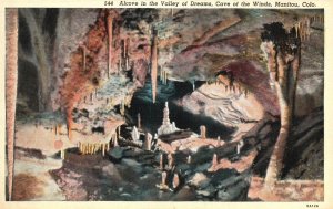 Vintage Postcard 1953 Alcove Valley of Dreams Cave of the Winds Manitou Colorado