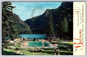 Swimming Pool, The Balsams, Dixville Notch, White Mountains NH, 1969 Postcard