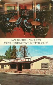 Gilded Cage roadside San Gabriel Valley California Multi View Postcard 20-3193