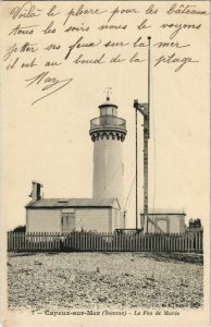 CPA CAYEUX-sur-MER le Feu de Marée (17853)