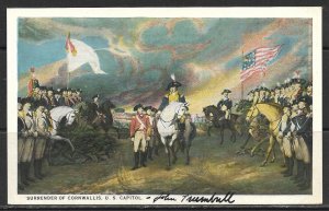 Washington DC - Surrender Of Cornwallis - [DC-195]