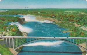 Rainbow Bridge Niagara Falls Ontario Canada 1955