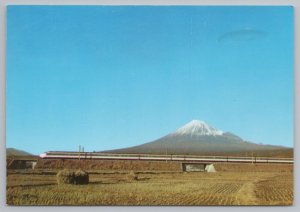 Expo~Montreal Canada~Expo '67~Postcard Mt Fuji~Superexpress Train~Continental PC 