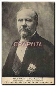 Postcard Old Poincare President of the Republic