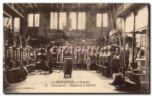 Fecamp - The Benedictine - Laboratory - Devices to be distilled - Old Postcard