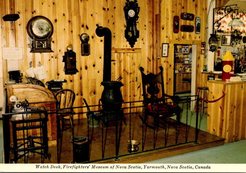 Canada Nova Scotia Yarmouth Firefighters Museum Of Nova Scotia The Watch Desk