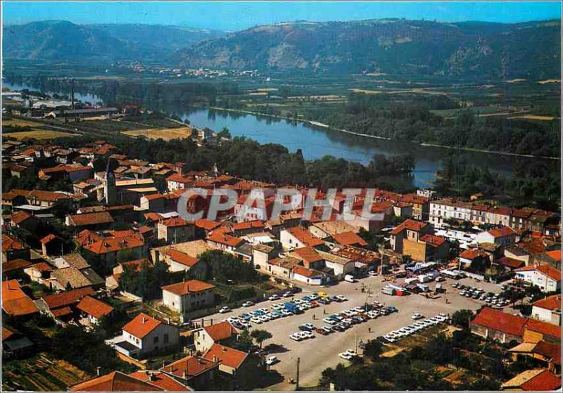 Postcard Moderne Saint Rambert d'Albon (Drome) The City and the Rhone Valley