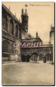 Postcard Old Bruges Basilica of the Holy Blood